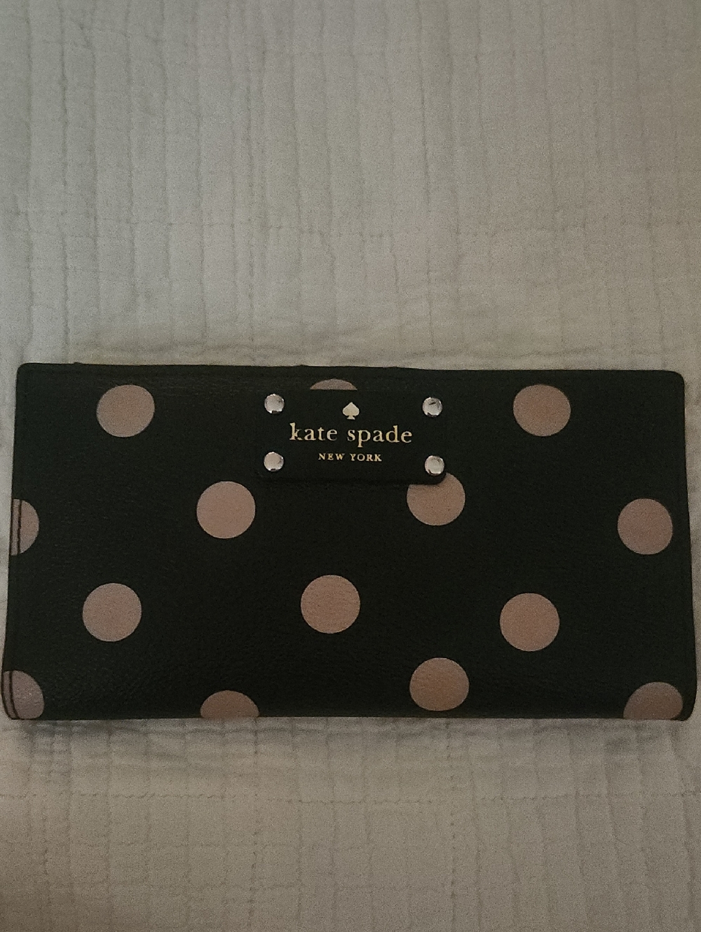 NWT! Kate Spade Polka Dot Stacy Wallet
